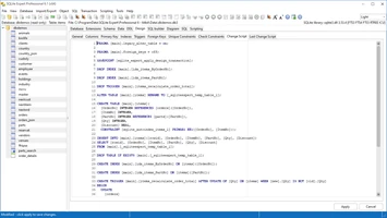 Change script preview