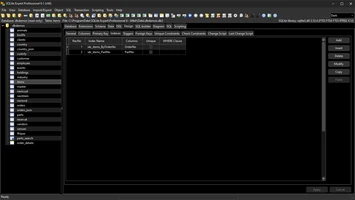 Table designer — indexes (dark skin)