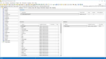 Extensions tab